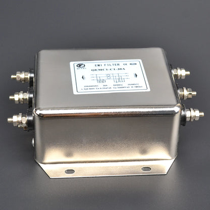 General Purpose Filter Three-Phase AC Power Filter 30A  Power Filter with Plug-In Connection