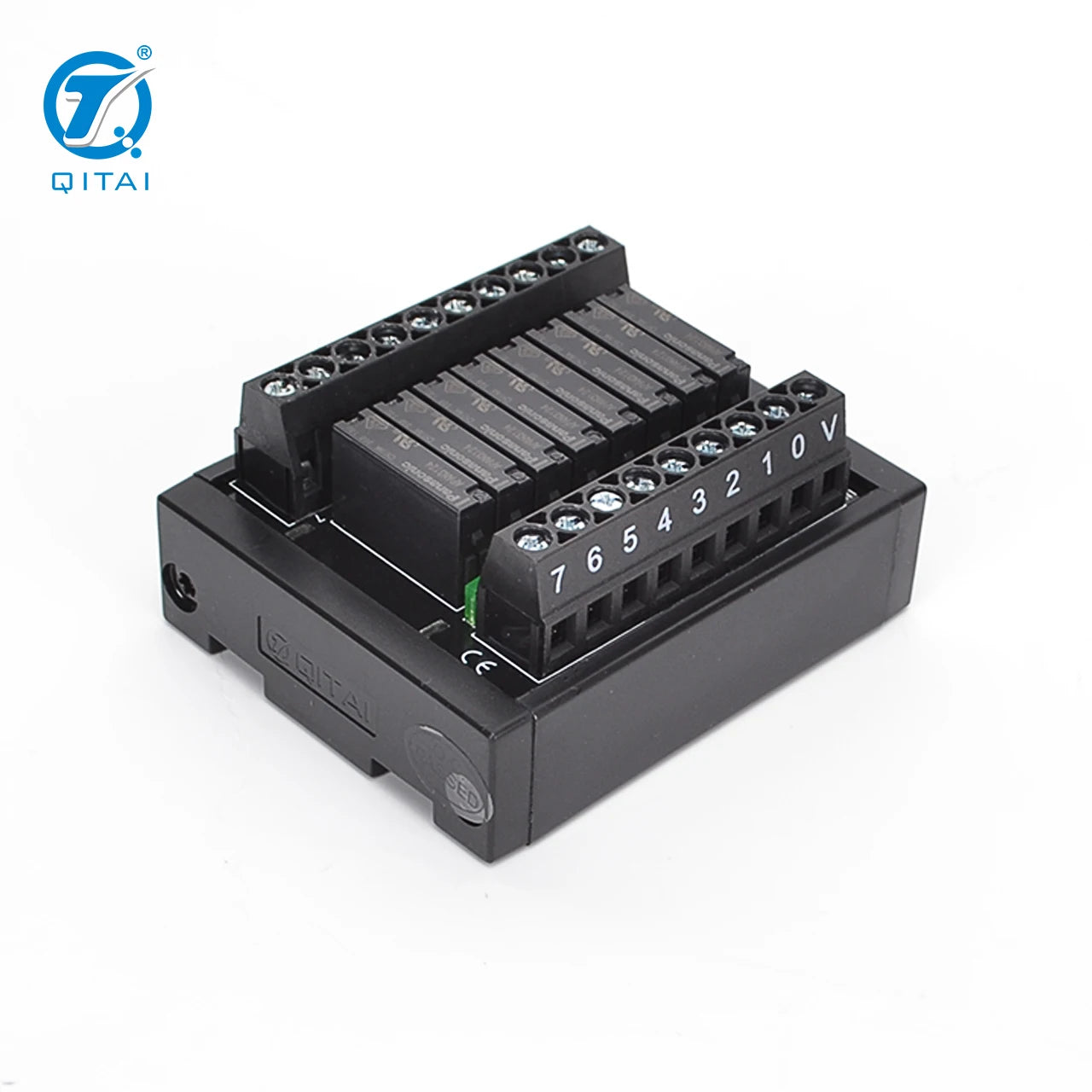 QMY410-P DC24V 7.5mA Relay Module 8 Channel PLC Terminal Block 180mW Contact 1a