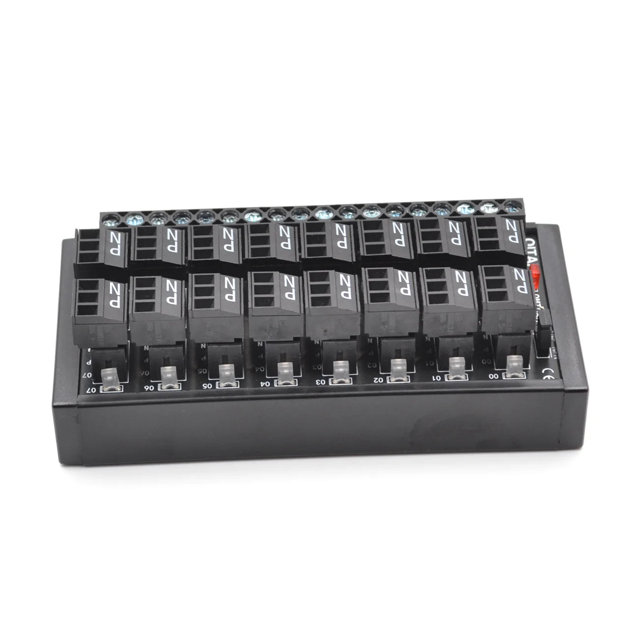 QMT086  16 Bit Output Terminal Block DC24V 1A PLC Module Connect With LED Light Remote Control