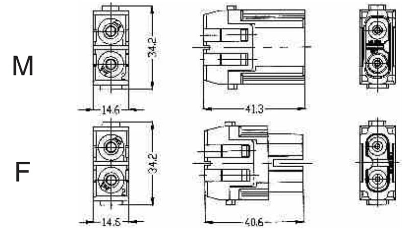 HMK-002-M Modular Heavy-Duty Connector, IP65, for Medical Gear, Low-Noise Transfer, Modular Design Ensures Stable Operation