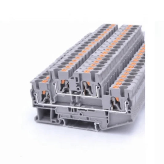 QPT-2.5/2-2 Terminal Block Double Level - QITAI industrial automation components