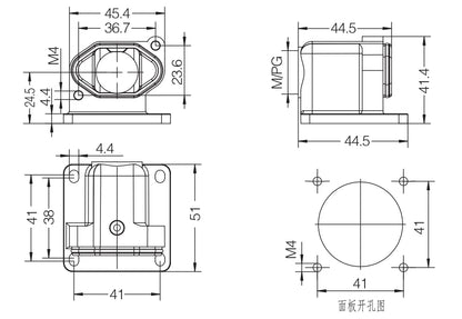 HP3A/H-SF-2H-M20 High Quality Wholesale Factory Heavy Duty Connectors