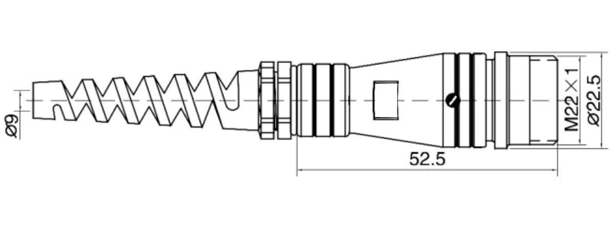 PL20F-2K Power PC Cable Butting Backward Installed Socket K 20mm 250V Metal Circular Automotive Aviation Connector Waterproof