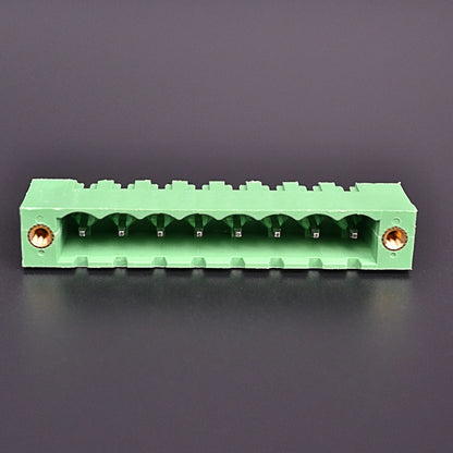 QS-500VF-8P  PCB Terminal Blocks 5.00mm Pitch 8P 300V 15A Green High Strength Screw Connector