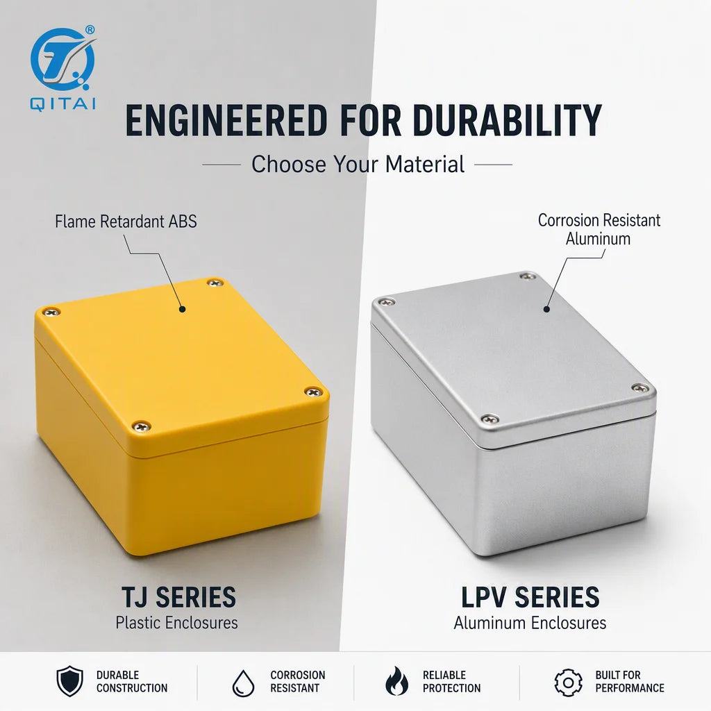 LPV Series Aluminum Push Button Control Box IP66 Die-cast Metal Enclosure 1-5P for Heavy Duty Industrial Control