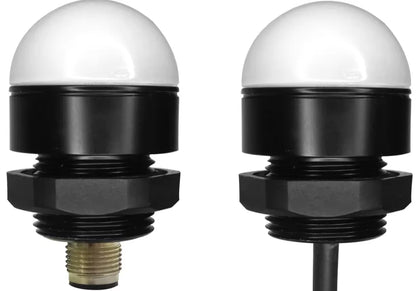 52mm Dome Equipment Indicator Light 3 Color Mini Led Signal Tower Light with Buzzer 12V/24V