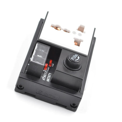 QMT071 AC Control Circuit Terminal Block 10A 220V 2.5mm² Following/AWG13 with Integrated Fuse and Warning LED Light