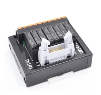 Wirning QMY411-P Input Output DC24V 7.5mA Relay Module 4 8 16 32 Channel Terminal Block Automotive Brass Contact Screw