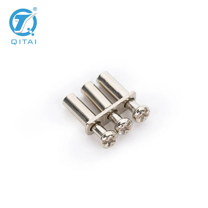 FBI 3-5 Plug-In Din Rail Terminal Block Central Fixed Bridge Screw Bridge Screw Terminal Block Plugging Jumper