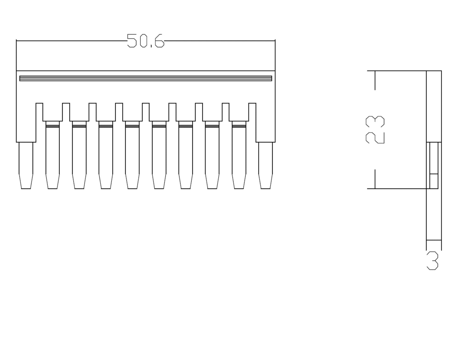 FBS 10-5BU  Plug-In Din Rail Terminal Block Central Fixed Bridge Screw Bridge Screw Terminal Block Plugging Jumper