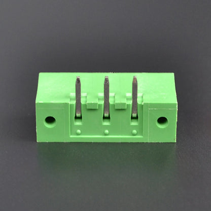 QS-500RF-3P PCB Terminal Blocks 5.00mm Pitch 3P 300V 15A Green High Strength Screw Connector Circuit Board Terminal