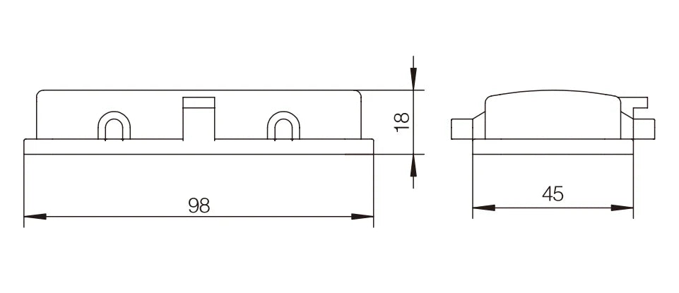 H16B-CV-4B Industrial Heavy Duty Connector Compact Series Top Entry Protective Hoods with Aluminum Housing Copper Contacts