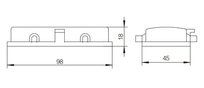 H16B-CV-4B Industrial Heavy Duty Connector Compact Series Top Entry Protective Hoods with Aluminum Housing Copper Contacts