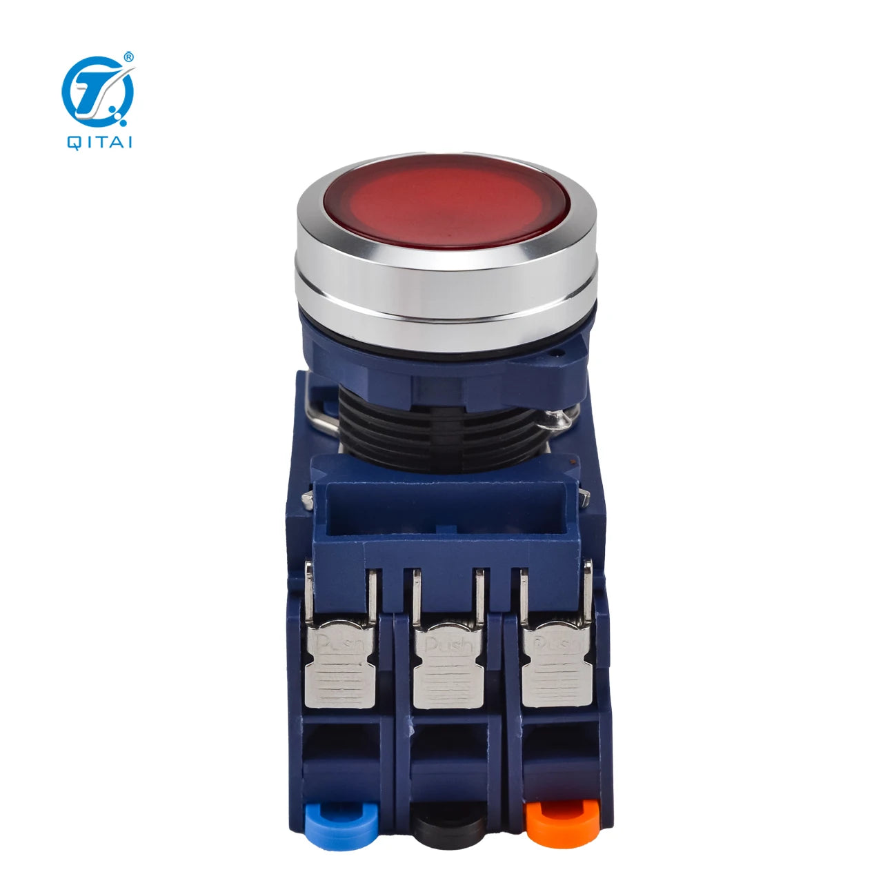 QITAI Switches, Electric Metal Snap for  Emergency Stop Button Switch 1NO 1NC Switches