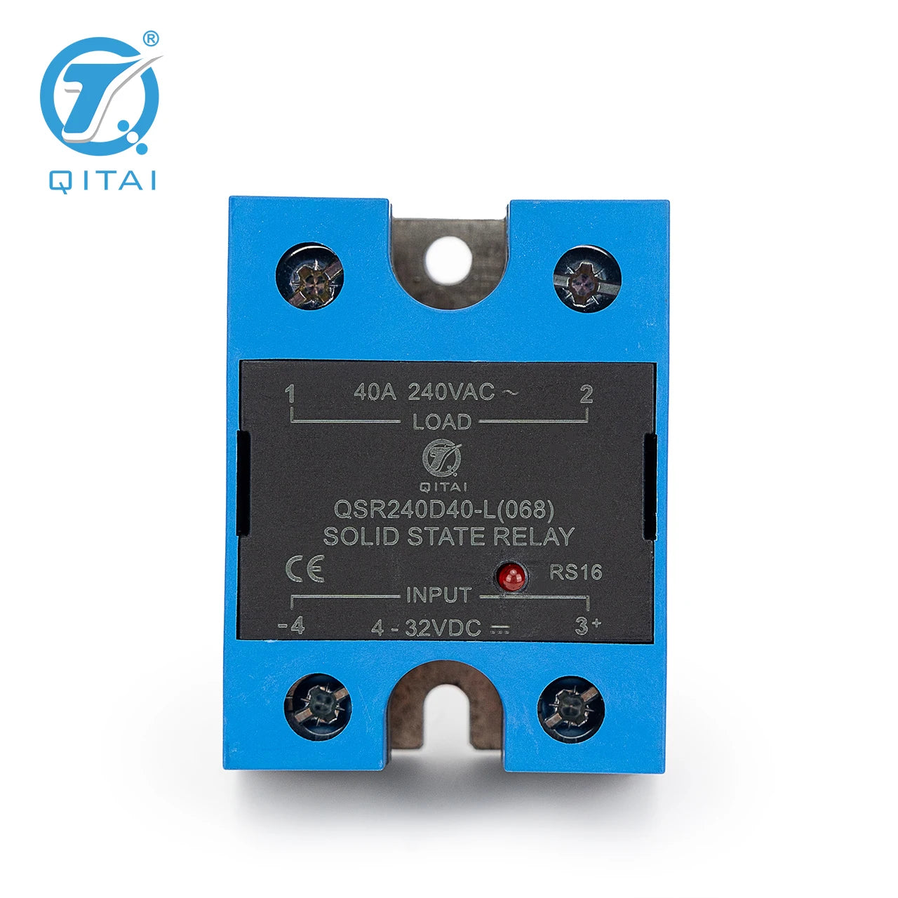 QSR240D40-L(068) 40A 240VAC SSR Single Phase AC Output Solid State Relay