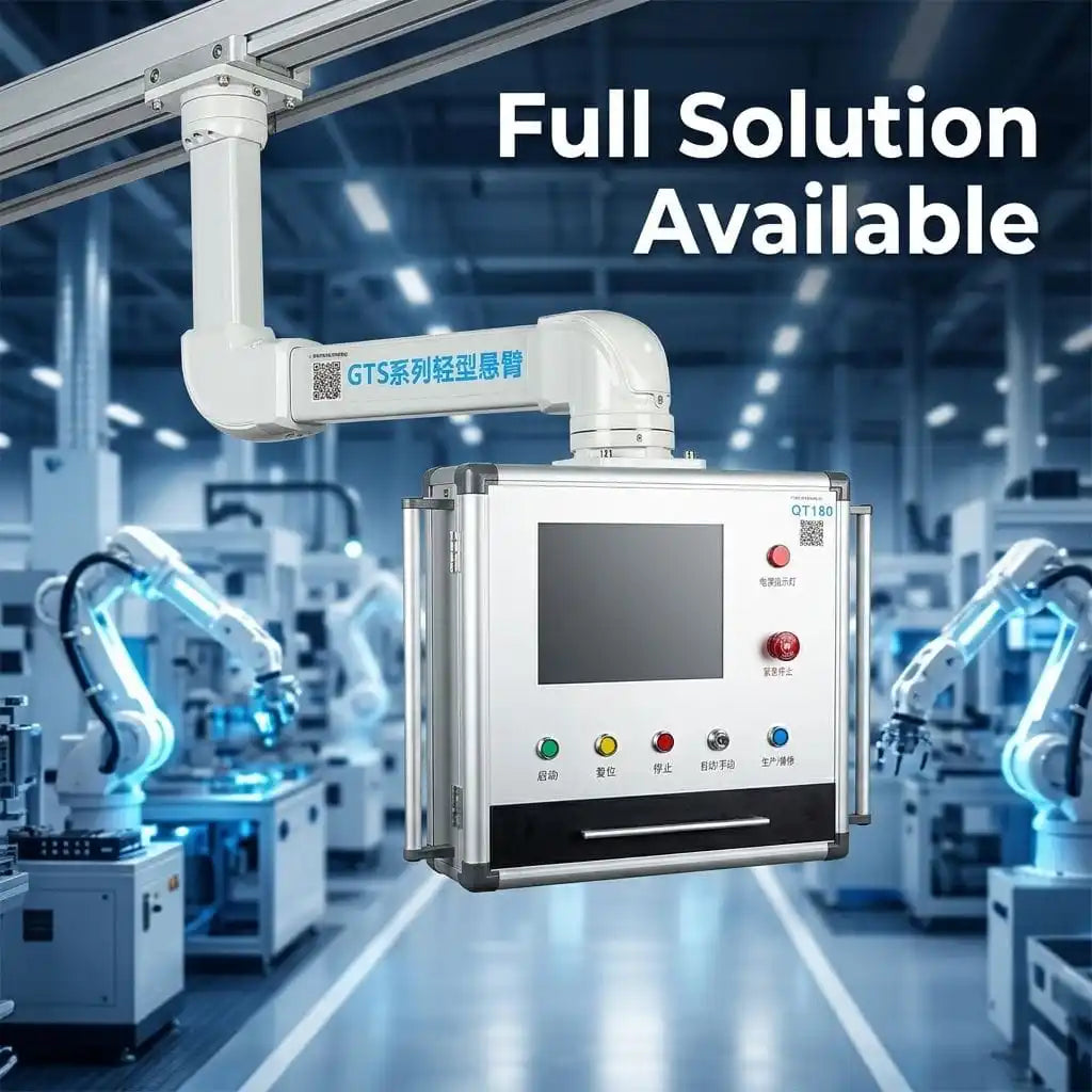 QT Series 60-180mm Industrial HMI Aluminum Control Box IP65 Waterproof Customizable Panel Enclosure for Automation Control