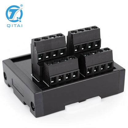 QMT075-2 QITAI General Terminal Block Push-In Connection 35mm DIN Rail AC220V 15A