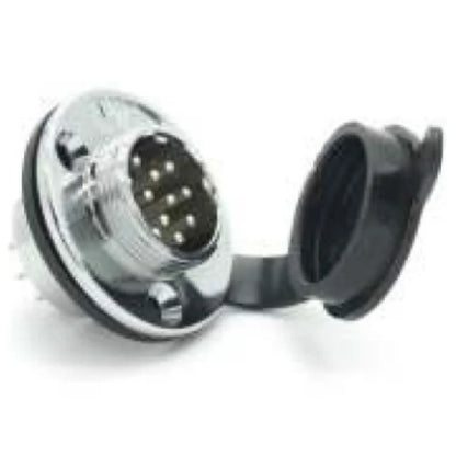 20M-10E Flange Socket E Waterproof Connector GX20 2-12 Pin Circular Flange Cable Connector Aviation