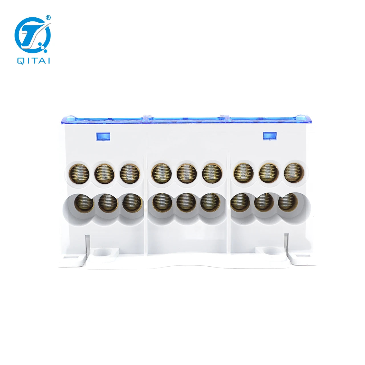 QFJ175A-3P  Copper Busbar Power Distribution Terminal Blocks Connector Box with Removable Cover CE Approved