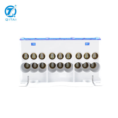 QFJ175A-3P  Copper Busbar Power Distribution Terminal Blocks Connector Box with Removable Cover CE Approved