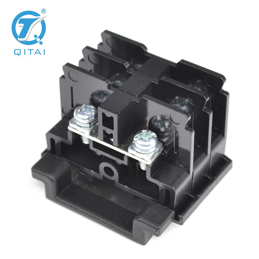 QUTD-15  Cheap Terminal Block Fuse 660V 20A DIN Rail Mount Te Fused Terminal Block for 2mm2 Wire PA66 Brass 12-month Warranty