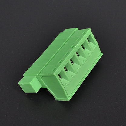 QPS-508S-6P 5.08mm Pitch 2-24 Pin Male and Female Wire Connector Screw Plug-in PCB Terminal Block With Flange