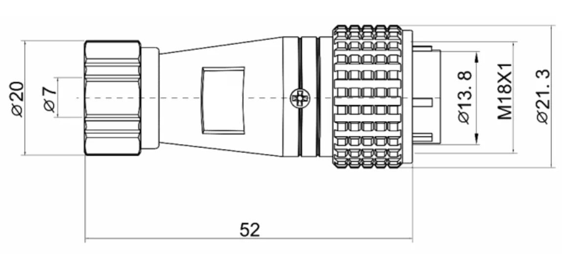 PG16F-2A   Mental Hose Reverse Plug a 16mm 5A 250V Metal Circular Aviation Connector Waterproof for Aviation 2-9 PIN