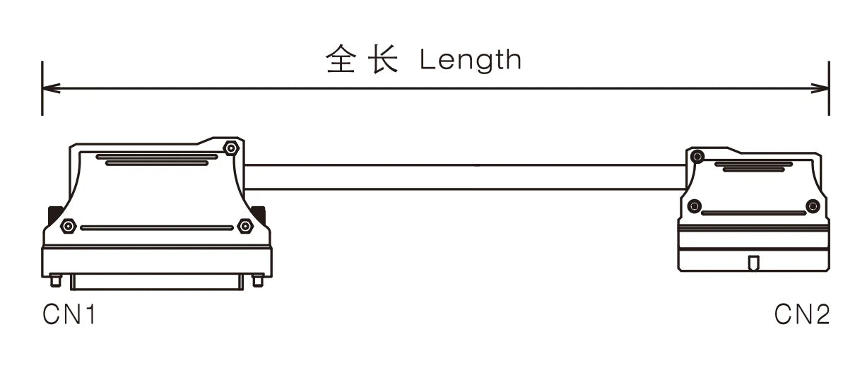 QX219-6  48P/ FCN  40P/MIL Cable PLC I/O Cable Copper Flexible Insulated Wires and Cables  500-10000 mm