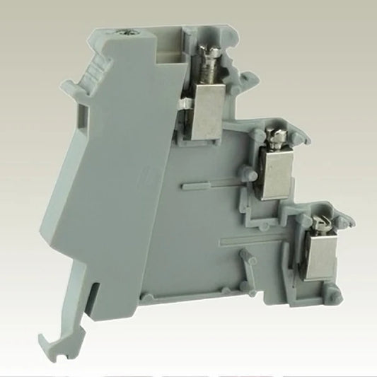 QUKJ-DK 1.5mm²  DIKD Screw Three-layer DIN Rail Industrial Control Wiring Termin Wire Block Wire Electrical Terminal Blocks