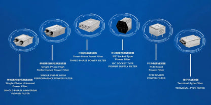QEMA2-A4-10A Single Phase EMI Filter 250VAC 10A Screw Terminal 115/250VAC for SMPS PLC Automation