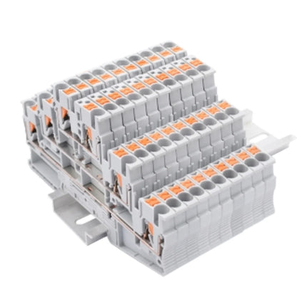 Superior QPT2.5-3L Three-layer High Quality Quick Plug-in Terminal Strip PT Wiring Terminal Blocks