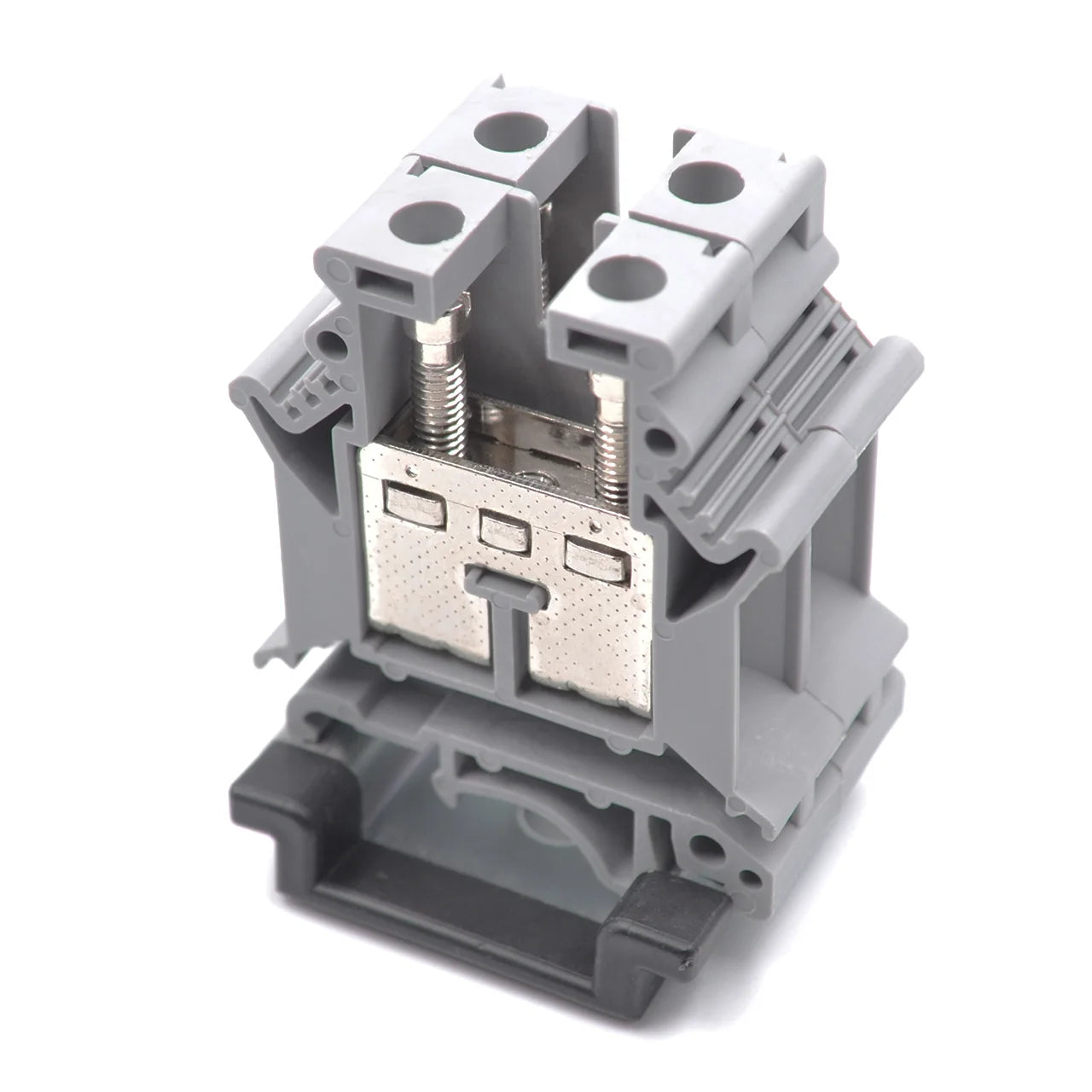 QUKJ-16 Screw DIN Rail Terminal Block front view