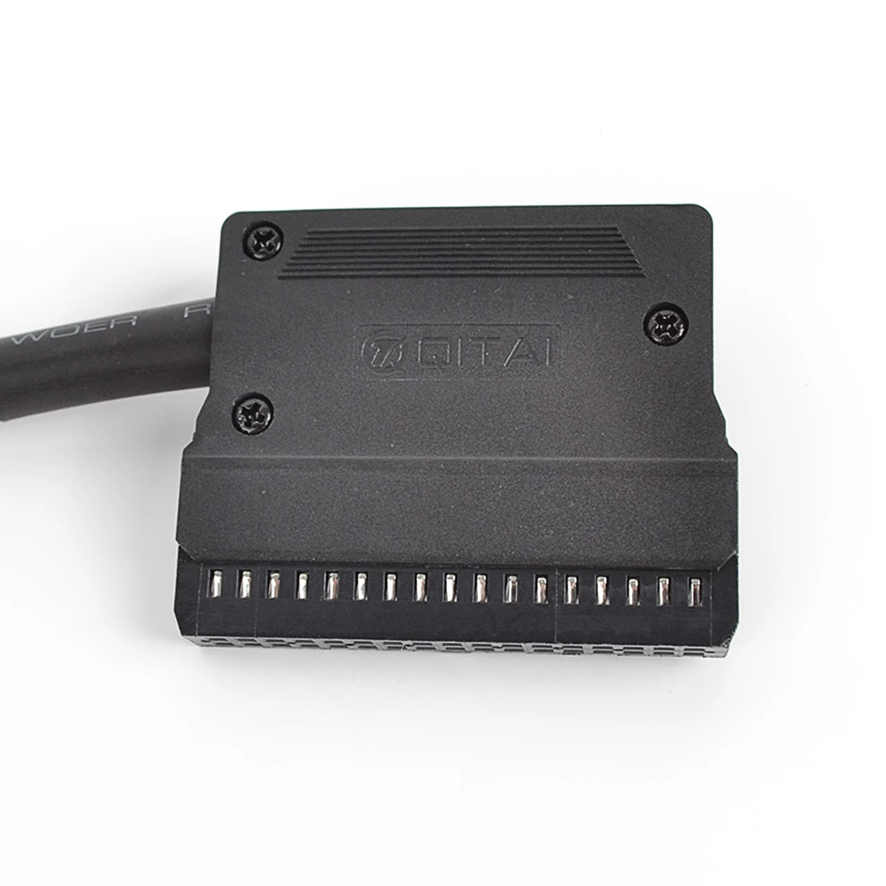 QX215-15-500 QITAI AWG28 40P FCN 20P MIL Copper Cable CJ1W Terminal Block Connection I/O PLC Cable