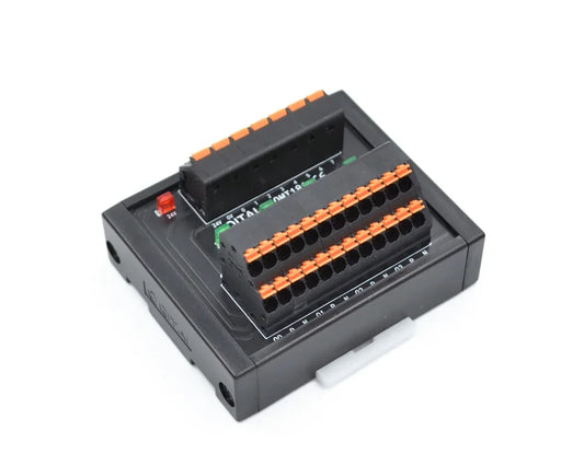 QITAI QMT181 European DIN Rail Quick-Connect Terminals LED Light Safe Reliable NPN/PNP Input/Output Spring Type Block Push-In