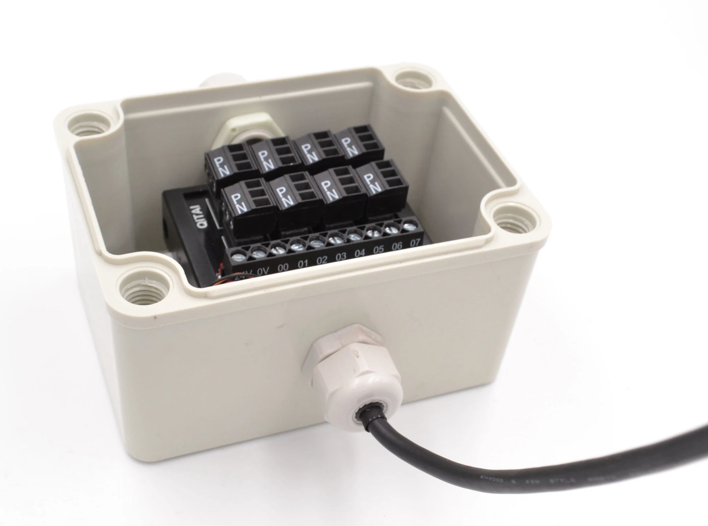 TJ-AT-0818 80*180*70mm Terminal Block Electronic Terminal Cases Waterproof IP66 Sealed ABS Plastic DIY  Control Panel Enclosure