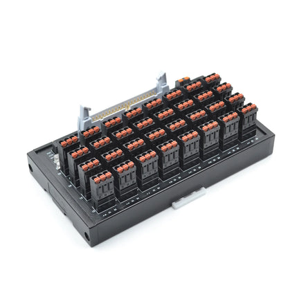QITAI QMT089SL 32-Bit PLC Module LED Light Remote Control 3P/2P Terminal Block DC24V 1A DIN Rail Type Push-In Connection