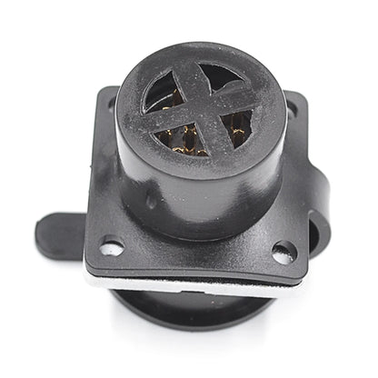 Square Backward Installed Socket  Quick Lock  Mmale Connector   Waterproof Charging Discharging