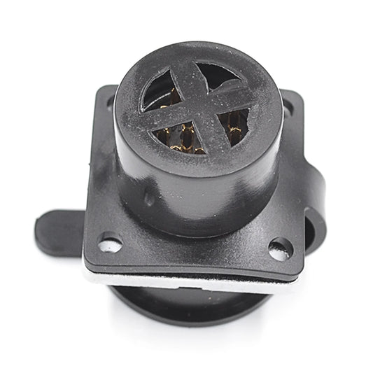 Square Backward Installed Socket  Quick Lock  Mmale Connector   Waterproof Charging Discharging