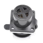 Square Backward Installed Socket  Quick Lock  Mmale Connector   Waterproof Charging Discharging