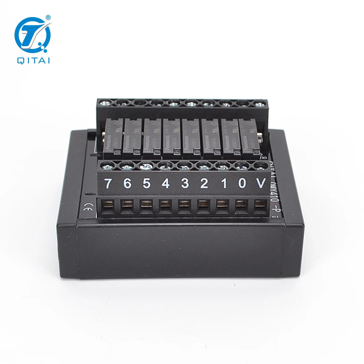 QMY410-P DC24V 7.5mA Relay Module 8 Channel PLC Terminal Block 180mW Contact 1a