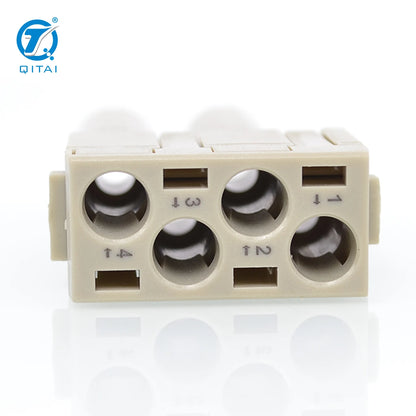 HMK-004-MC 40A 830V Heavy Duty Connectors V0 Male Insert Industrial Electric Communication Equipment Crimp Terminal