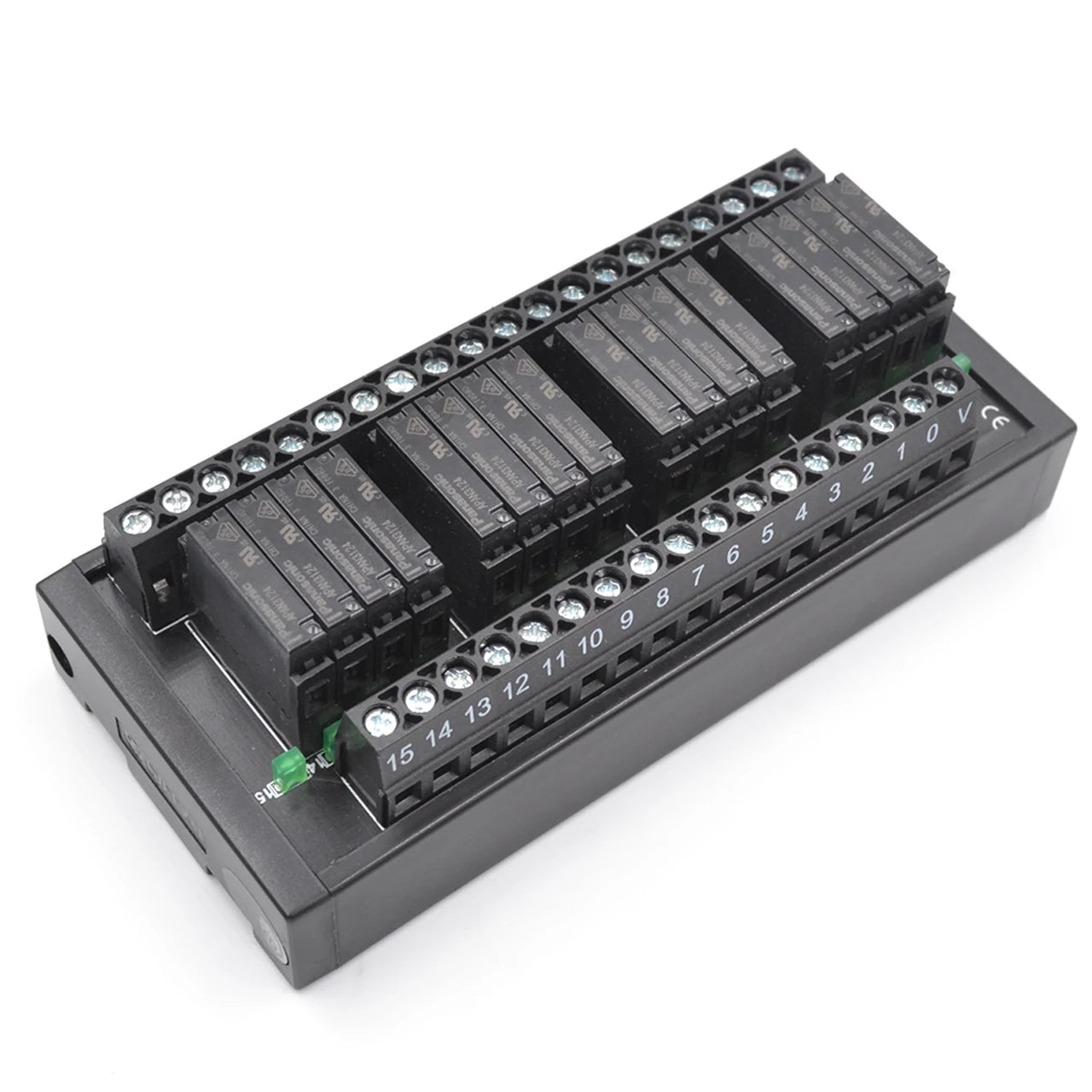 QMY416D-P  16 Bits Intermediate Relay Terminal Block Module Connection Relay Module With Light PNP