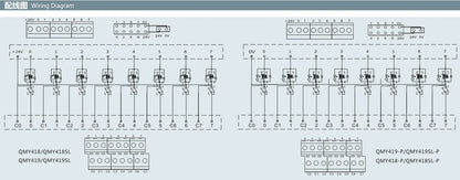 QMY419SL-P PLC Signal Transfer & Sensor Input Integration for Efficient Control System Wiring 8 Channel Relay Module