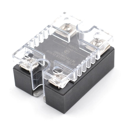 QSR-Series Single Phase Solid State Relay Panel Mount SSR DC or AC Input 48-440VAC Load Voltage 10A/25A/40A/60A/80A Load Current