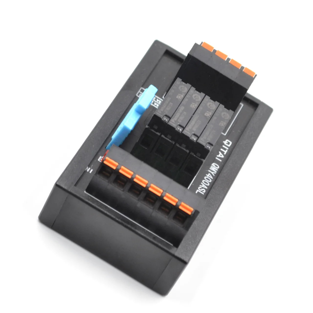 QMY400ASL 4-Bit NPN 24Vdc Control Electromagnetic Relay Module 5A/250V Output with Relay Socket and Plug in Terminal Block