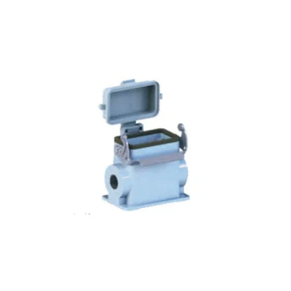 QITAI H10B-SGH-CV-1L-2PG21 Industrial Heavy Duty Copper Contact 10A 250V Compact Series Top Entry Protective Hood Connector