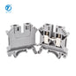 QUKJ-6 Din Rail Screw Terminal Blocks 800V 6mm Din Rail Terminals Screw Clamp Type Terminals Uk Terminal Block Screw Blocks