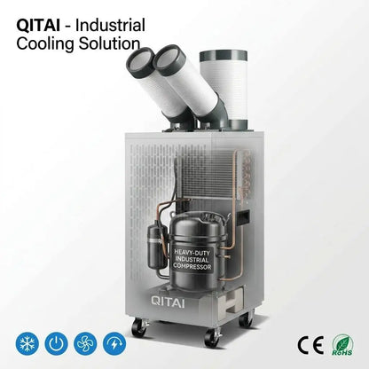 Powerful 2HP 3HP Industrial Portable Air Conditioner Integrated Commercial Spot Cooler for Factory Kitchen Workshop Warehouse