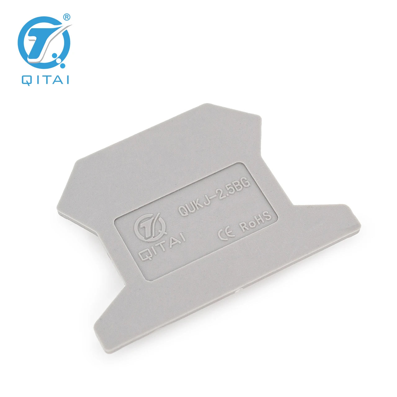 QUKJ-2.5BG Din Rail Terminal Blocks D-UK 2,5 End Cover Electrical Control Connection Terminal Block Accessories