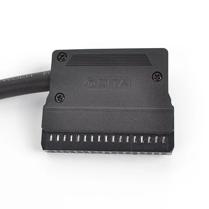 QX215-14-500 AWG28 40P FCN 34P MIL Cable CJ1W Terminal Block Connection I/O PLC Cable